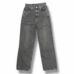 参考上代41800円 未使用 YOKE 25SS BLEACHED DENIM WIDE STRAIGHT 5P PANTS ブリーチ デニムパンツ ジーンズ ヨーク YK25SS0928P-B ブラック 1 （7172M）のサムネイル