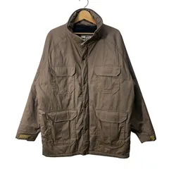 70's vintage 70年代 ヴィンテージ Woolrich ウールリッチ 白タグ マウンテンジャケット 中綿 ダブルジップ アウター ジャケット ウエストドローコード USA製 Lサイズ ブラウン