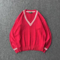 90ｓ　デザインニット　チルデン　JULE RIMET　クラシカルレッド