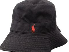 90s 00s Ralph Lauren バケットハット 黒 - メルカリ