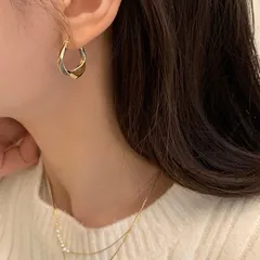 【医療用ステンレス】サージカルステンレス ピアス アレルギー対応 ダイヤ ワンタッチ つけっぱなしOK 錆びない【中折れ フープ】キュービックジルコニア