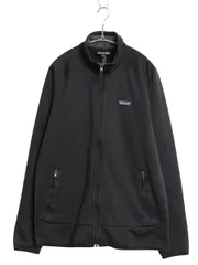 【お得なクーポン配布中!】 パタゴニア テック フリース ジャケット メンズ L / 16年製 アウトドア フルジップ トラック ジャージ ブルゾン ジャンパー ストレッチ 黒