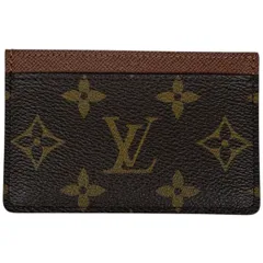 ルイ・ヴィトン Louis Vuitton ポルト カルト サーンプル カード入れ 定期入れ 通勤 通学 カードケース モノグラム ブラウン M61733 レディース 【中古】