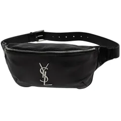 サンローラン SAINT LAURENT カサンドラ ボディバッグ ウエストバッグ ボディバッグ レザー ブラック 590076 レディース 【中古】