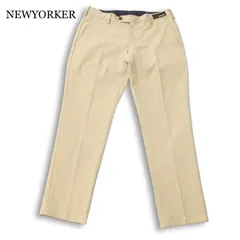 NEWYORKER ニューヨーカー × 鹿島アントラーズ 2020-2nd★ 通年 刺繍 ストレッチ チノ スラックス パンツ Sz.76 メンズのサムネイル