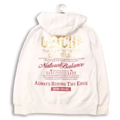 GOTCHA ガッチャ 通年 バック ロゴ プリント★ フルジップ スウェット パーカー Sz.M メンズ 白 サーフ