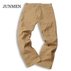 JUNRED JUNMEN ジュンレッド ジュンメン 通年 ストレッチ★ スリム パンツ Sz.L　メンズ ベージュのサムネイル