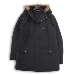 URBAN RESEARCH アーバンリサーチ 秋冬 Fファー★ 中綿 ウール混 モッズコート ジップ コート Sz.40 メンズ 灰 グレー