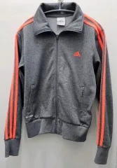 アディダス グレー PES ジップアップ トラックジャージ (95)
