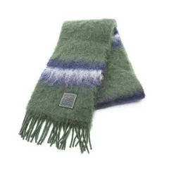 LOEWE ロエベ アナグラム レザーパッチ マフラー