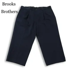 Brooks Brothers ブルックスブラザーズ 通年★ スラックス チノ パンツ チノパン Sz.W44 メンズ ネイビー 大きいサイズ 特大