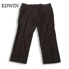 EDWIN エドウィン K80180-68 秋冬★ スラックス テーパード パンツ Sz.3L メンズ 大きいサイズ 特大