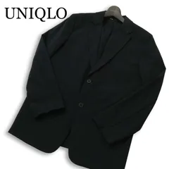 【美品】UNIQLO × Theory ユニクロ セオリー 通年 感動ジャケット★ ストレッチ テーラード ジャケット Sz.S メンズ 黒