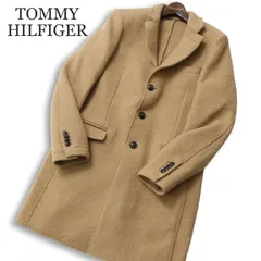 TOMMY HILFIGER トミーヒルフィガー 秋冬 圧縮ウール★ チェスター コート Sz.S メンズ