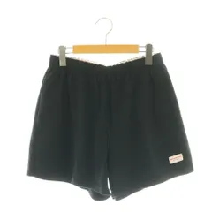 アレキサンダーワン ALEXANDER WANG コットンジャージーユニセックス ショートパンツ L ブラック /CX ■OS ■SH