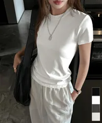 【日本倉庫即納】 Tシャツ レディース フィットカットソー