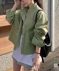 【日本倉庫即納】 スタンドカラージャケット韓国風ジャンパー