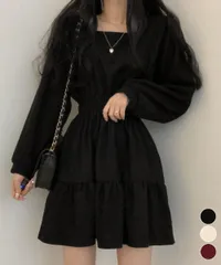 【日本倉庫即納】 ティアードミニワンピース ウエストマーク