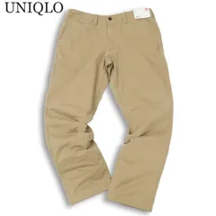 未使用★ UNIQLO ユニクロ 通年★ ヴィンテージ レギュラー フィット チノ パンツ スラックス Sz.82 メンズ