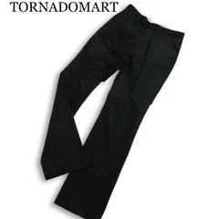 Y2K 00s★ TORNADOMART トルネードマート 通年 ブーツカット パンツ スラックス Sz.M メンズ 黒 日本製のサムネイル