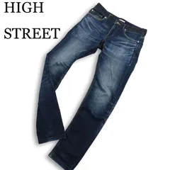 HIGH STREET ハイストリート 通年 USED加工★ スキニー スリムフィット ストレッチ デニム パンツ ジーンズ Sz.S メンズのサムネイル