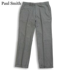 美品 Paul Smith グレー スラックス ウール混 センタープレス - メルカリ