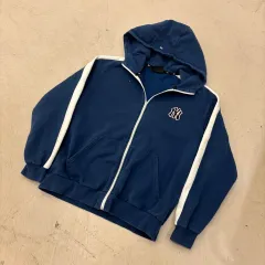 MLB ニューヨーク・ヤンキース ブルー ジップアップフーディー