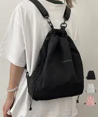 【日本倉庫即納】 ナップサック 巾着リュック ボディバッグ