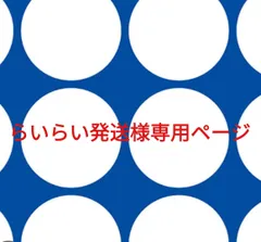 らいらい様専用ページです。