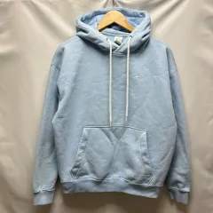 正規品/100 NIKE ナイキ NRG ソロ スウッシュ スカイブルー 起毛 ウール Tシャツ