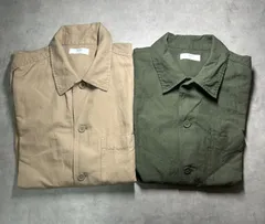 ユニクロ UNIQLO ワークジャケット 2枚セット XL ベージュ カーキ メンズ 大きいサイズ カバーオール ミリタリー シャツジャケット コットン ブルゾン オーバーサイズ ビッグシルエット カジュアル 春 秋 ゆるだぼ セット売り 美品 まとめ売り