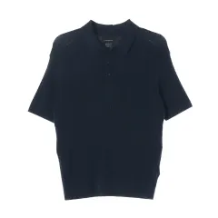 クラブモナコ 21SS ケーブル ニット 半袖 ポロシャツ