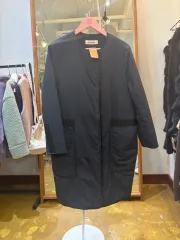 マリ・クレール ブラック ダウンジャケット ロング丈 ジャケット