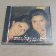 フェルハン＆フェルザン・オンダー｜ピアノ連弾 CD シューベルト／ブラームス／リスト｜直筆サイン入り（推定）