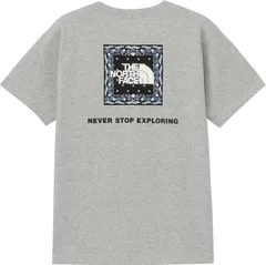 ザ・ノース・フェイス THE NORTH FACE アウトドア ショートスリーブバンダナスクエアロゴティー S/S BD SQUARE LOGO T レディース 半袖シャツ トップス 静電防止 吸汗速乾 オーガニックコットン  NTW32446 Z MIXグレ