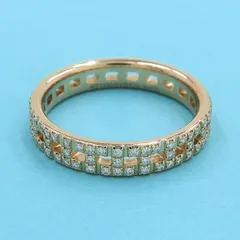 ティファニー Tトゥルーナローダイヤリング/3.5MM#8.5近辺 【無料ギフトラッピング】【Aランク】【中古】