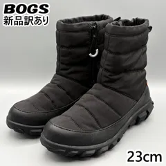 【新品】BOGS スノーブーツ ブラック JP23cm セダーキルト レディース/女性用 79161 ボグス (bg50)