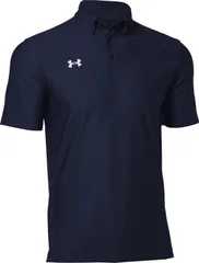 アンダーアーマー UNDER ARMOUR UA チーム アーマー ポロ ボタンダウン メンズ レディース 半袖シャツ トップス トレーニングウェア 吸汗 抗菌 防臭 ドライ 運動 シンプル  1384777 410 MIDNIGHTNAVY/WHI