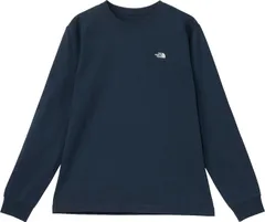 ザ・ノース・フェイス THE NORTH FACE アウトドア ロングスリーブフラッシュドライヌプシコットンティー レディース 長袖 ロングTシャツ トップス 速乾 シンプル 無地 綿100 普段着 部屋着  NTW32535 UN アーバンネイビー