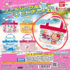 バンダイ サンリオ キャラクター ミニ ビーチバッグ ガチャ - ハローキティ
