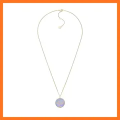 【新品】 [フォッシル] レディース WRITTEN IN THE STARS ゴールドトーン ステンレススチール ブラック マザー オブ パール かに座 ペンダントネックレス、JF04841710 0