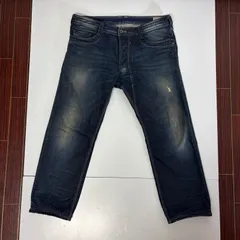 DIESEL TIMMEN W36 レギュラーストレート デニム ディーゼル ジーンズ ヒゲ 色落ち ディーゼル ダメージ加工 ボトムス