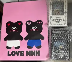 ぬいぐるみキーホルダー モナムヒ X PEACEMINUSONE デヒ ジヒ