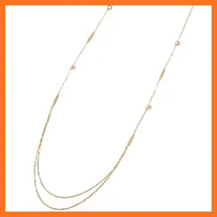 【新品】 PLUSTER ロングネックレス ギフトボックスセット シルバー925 純銀製 ゴールド チェーン 70cm レディース H&C キュービック ジルコニア ラインストーン ジュエリー プラスター 1