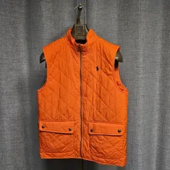 POLO RALPH LAUREN ポロラルフローレン キルティング 軽量 BEST ベスト オレンジ