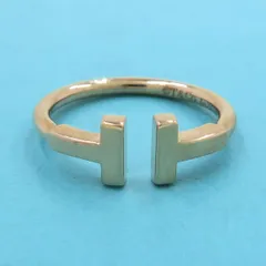 ティファニー Tワイヤーリング#7.5 【無料ギフトラッピング】【Aランク】【中古】