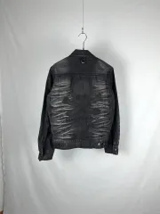 Roen X Semantic design スカル パッチ ブラックデニム ジャケット