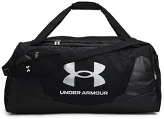 アンダーアーマー UNDER ARMOUR UA アンディナイアブル5.0 ダッフルバッグ Lサイズ メンズ レディース ボストンバッグ かばん 大容量 撥水 合宿 遠征 旅行 試合 大会 シューズ収納可 001 BLACK/BLACK/META