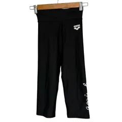 B090 agnès b.（アニエスベー） arena（アリーナ） スポーツ レギンス クロップド丈 Sサイズ ブラック ヨガ スポーツ