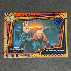 Benedict Cumberbatch / ベネディクト・カンバーバッチ 2023 Upper Deck Marvel Studios' Spider-Man No Way Home ベースカード The Amazing Spider-Man #4